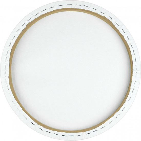 Холст на на подрамнике художественный круглый