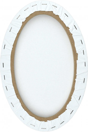 Холст на на подрамнике художественный овальный