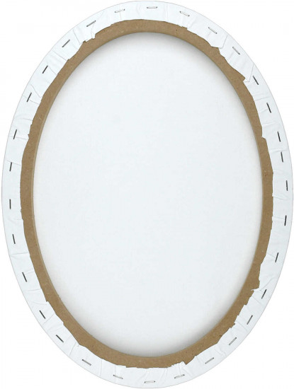 Холст на на подрамнике художественный овальный