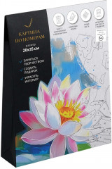 Картина по номерам на свертке «Лотосы» - Фото 4
