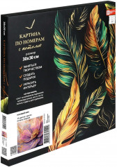 Картина по номерам с поталью «Розовый мак» - Фото 2