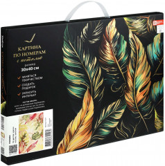 Картина по номерам с поталью «Тропики» - Фото 1