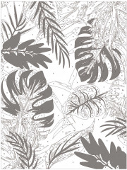 Картина по номерам с поталью «Тропики» - Фото 2