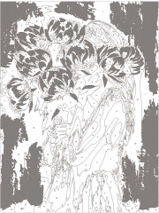 Картина по номерам с поталью «Женственность» - Фото 3