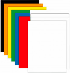 Набор белого и цветного картона - Фото 1