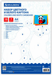 Набор цветного и белого картона - Фото 6