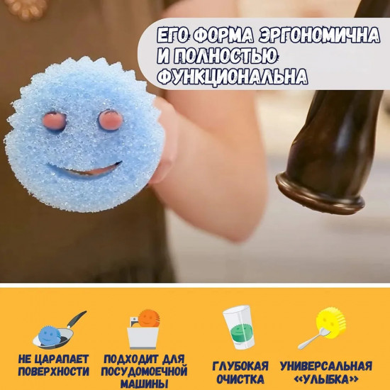 Набор губок универсальных «Colors VP 4 pack»