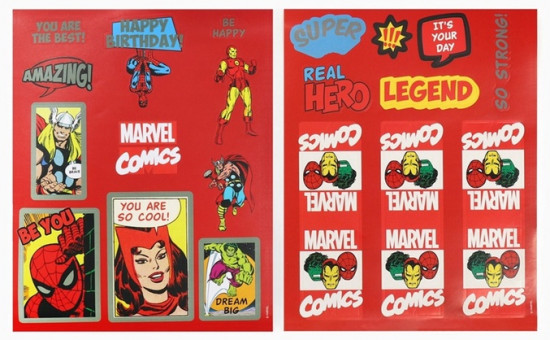 Набор пакетов подарочных со стикерами