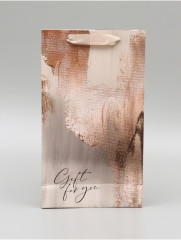 Пакет подарочный под две бутылки - Фото 3