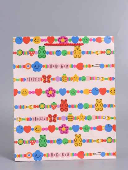Пакет подарочный «Бусы»
