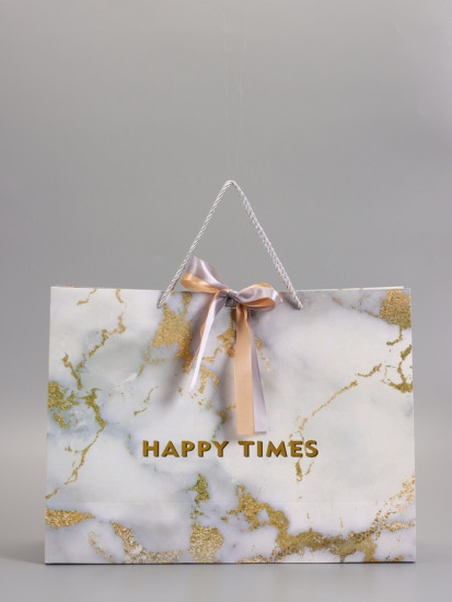 Пакет подарочный «Мрамор»