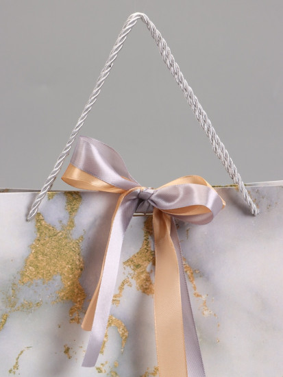 Пакет подарочный «Мрамор»