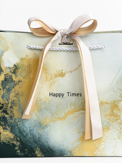 Пакет подарочный «Мрамор»