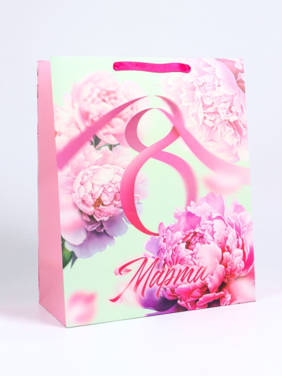 Пакет подарочный «8 марта»