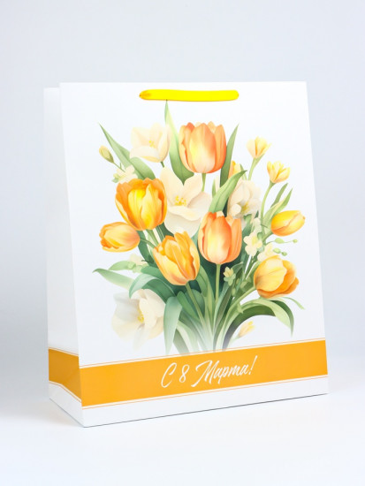 Пакет подарочный «С 8 Марта»