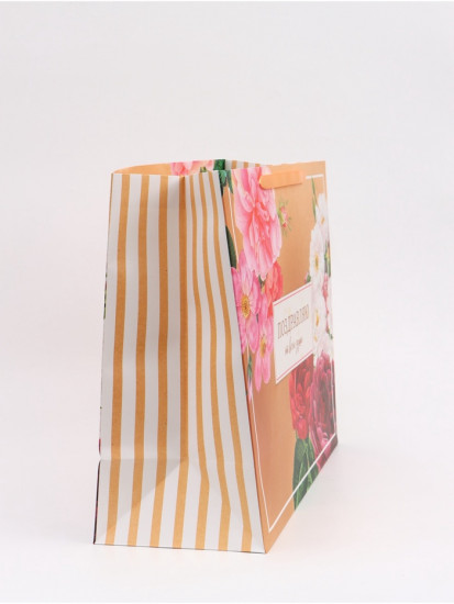 Пакет подарочный «Поздравляю от всей души»