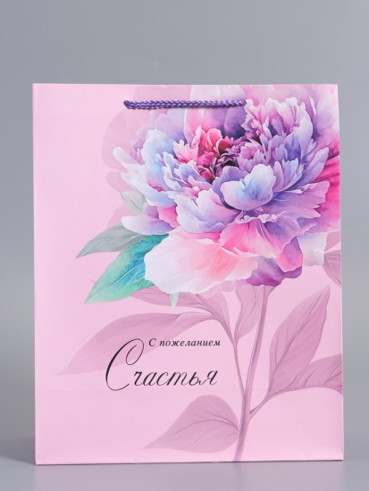 Пакет подарочный «С пожеланием счастья»