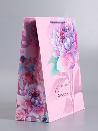 Пакет подарочный «С пожеланием счастья»