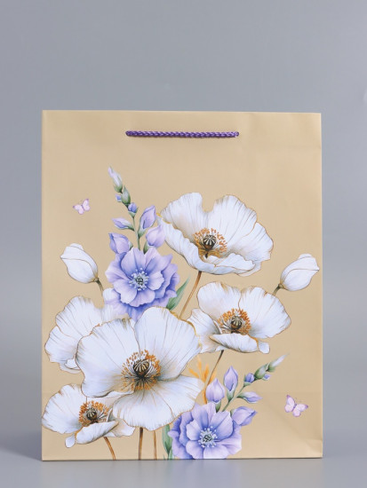 Пакет подарочный «Цветочное настроение»