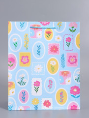 Пакет подарочный «Цветы в рамке» - Фото 1