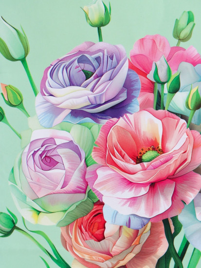 Пакет подарочный «Весенний букет»