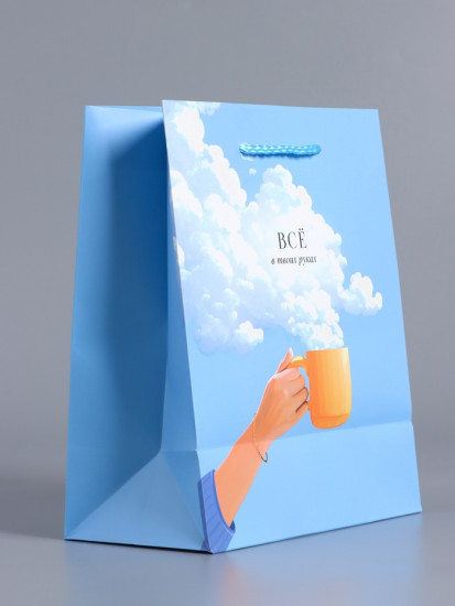 Пакет подарочный «Всё в твоих руках»