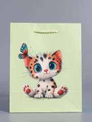 Пакет подарочный «Маленький котенок» - Фото 1