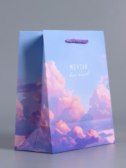 Пакет подарочный «Мечтай выше облаков» - Фото 3