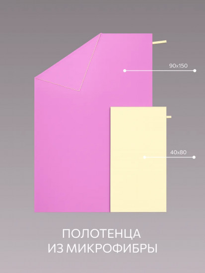 Комплект полотенец для фитнеса «Fitness»
