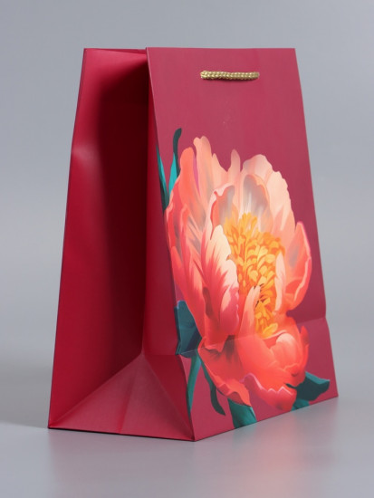Пакет подарочный «Пион»