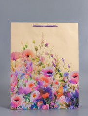 Пакет подарочный «Полевые цветы» - Фото 1