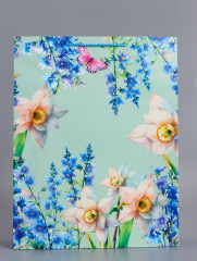 Пакет подарочный «Цветочная радость» - Фото 1