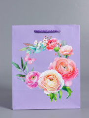 Пакет подарочный «Цветочная симфония» - Фото 1