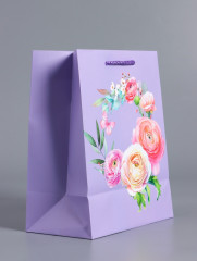 Пакет подарочный «Цветочная симфония» - Фото 3