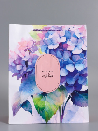 Пакет подарочный «Цветочные мелодии»