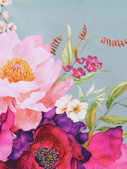 Пакет подарочный «Цветочный комплимент»