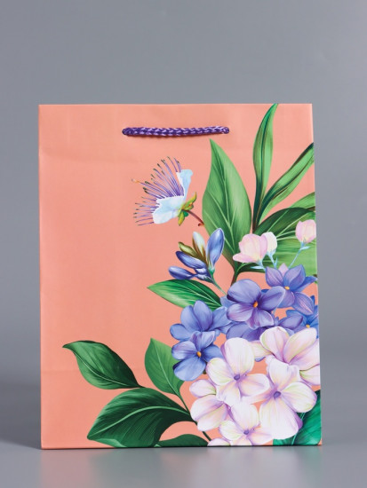 Пакет подарочный «Цветы эмоций»