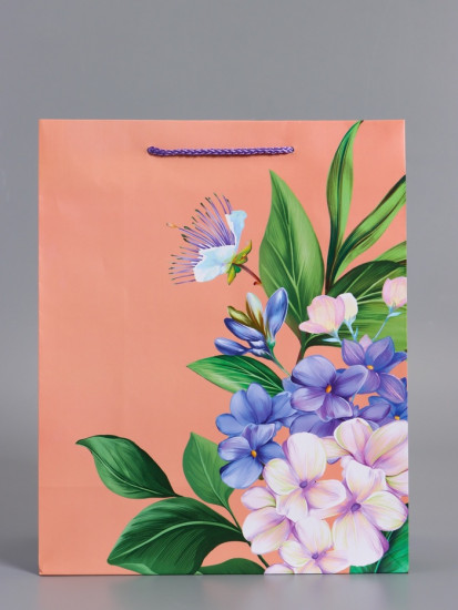 Пакет подарочный «Цветы эмоций»