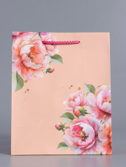 Пакет подарочный «Цветы» - Фото 1