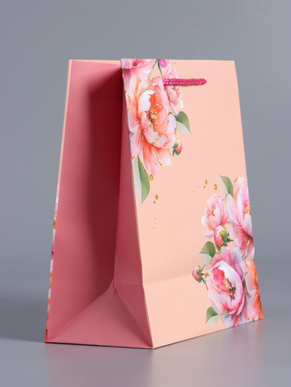 Пакет подарочный «Цветы»