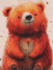 Пакет подарочный «Мишка в поле» - Фото 2