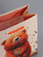 Пакет подарочный «Мишка в поле» - Фото 4