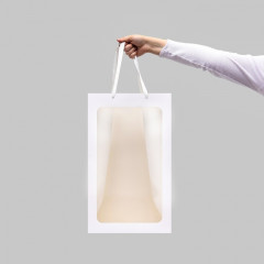 Пакет подарочный с окном - Фото 3