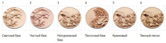 Пудра для лица компактная