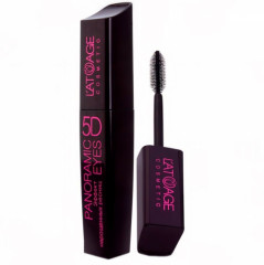 Тушь для ресниц с силиконовой щеткой «Panoramic Eyes 5D», оттенок Черный - Фото 1