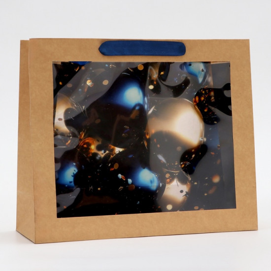 Пакет подарочный с окном