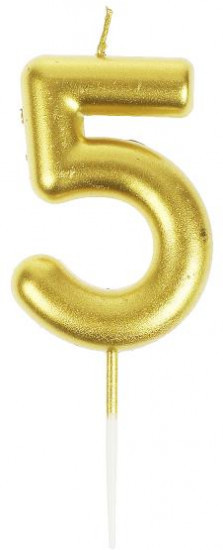 Свеча для торта «Цифра 5»