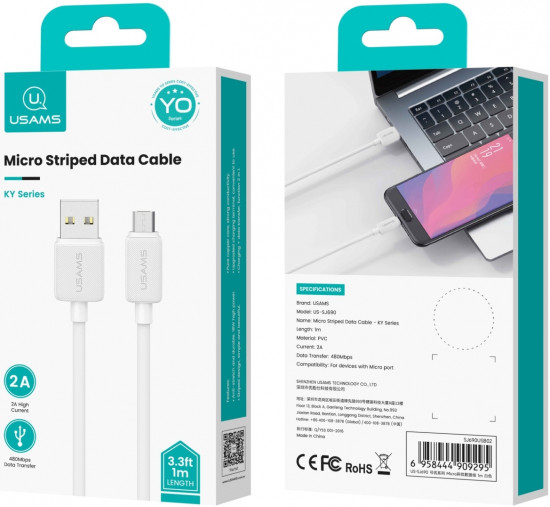 Кабель Usams US-SJ690 KY Series MicroUSB