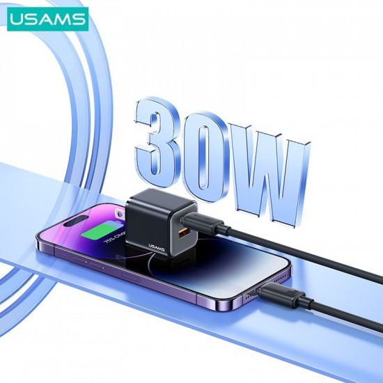 Кабель Usams US-SJ702 KY Series Type-C-Lightning 30W 3 м