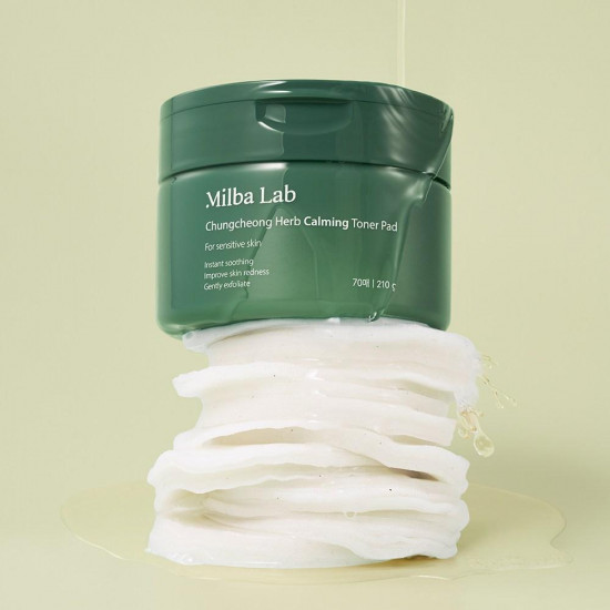 Тонер-пэды для лица «Chungcheong Herb Calming Toner Pad 70 Sheets»